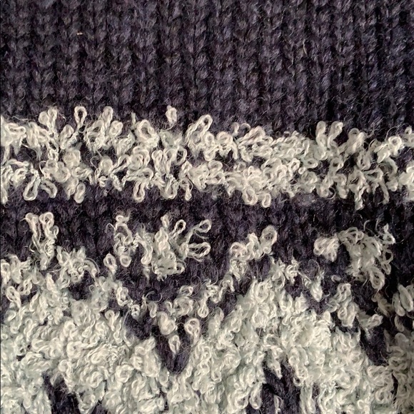 NWOT Free People Fair Isle Wool Blend Sweater - Picture 6 of 10